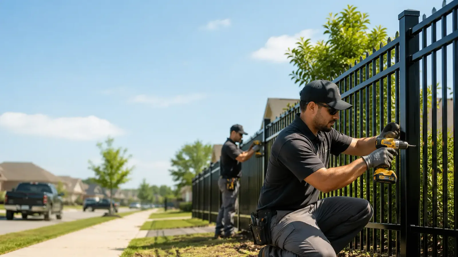 Metal Fence Installation in Troutdale, VA